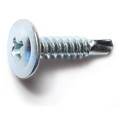 Buildright Self-Drilling Screw, #8 x 3/4 in, Zinc Plated Steel Truss Head 217 PK 54941